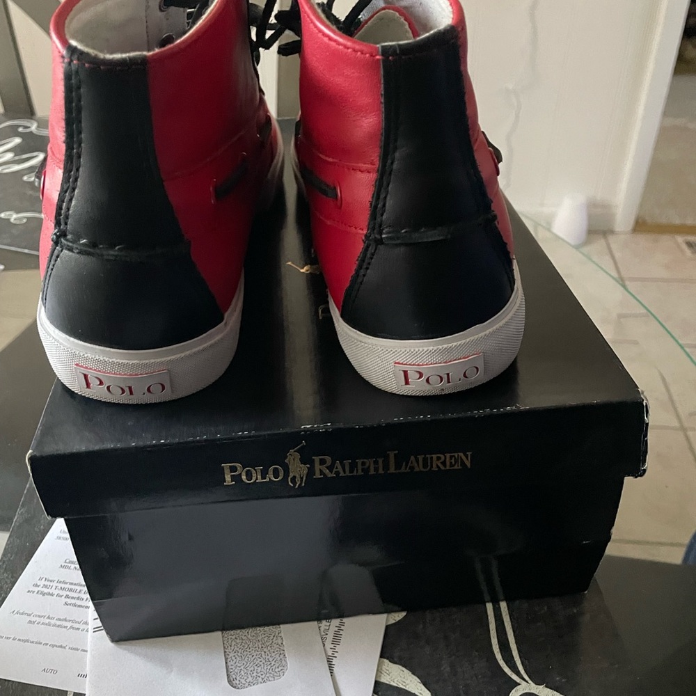 Polo high top sneakers